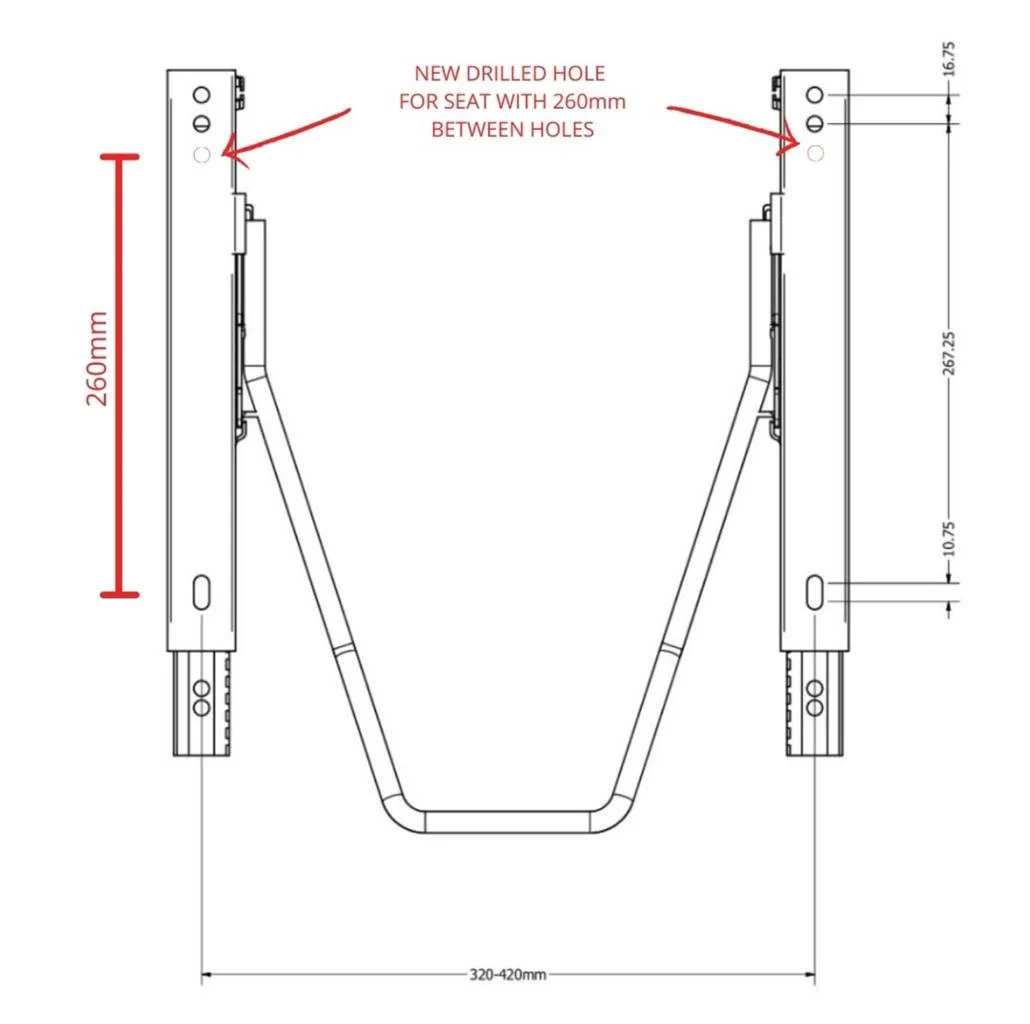 Toyota GR Yaris seat brackets – Bracket + lateral support (for side mount) - Imagen 9